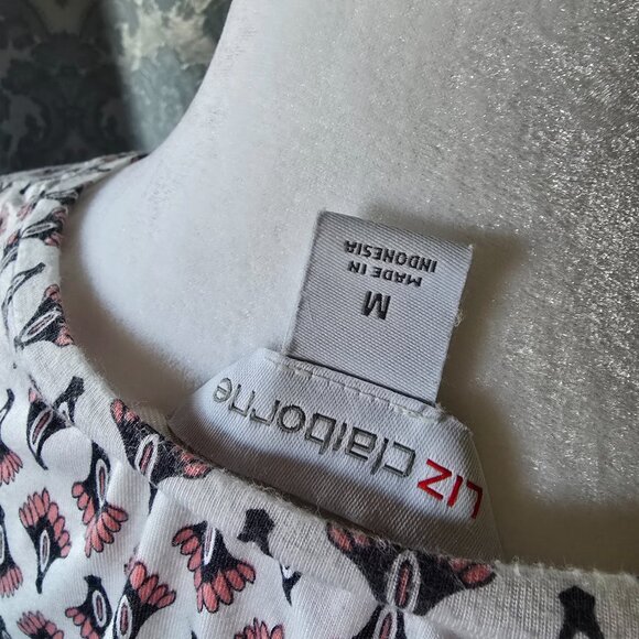 Pink and Black Floral Blouse - Picture 5 of 5